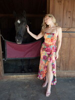 Everleigh Open Back Ruffled Maxi Dress