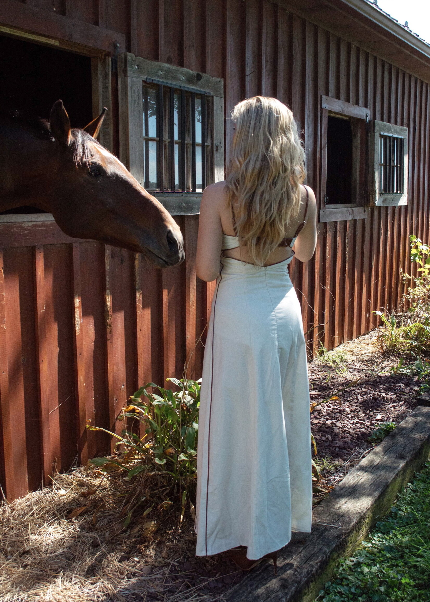 Kortne Square Neck Maxi Dress
