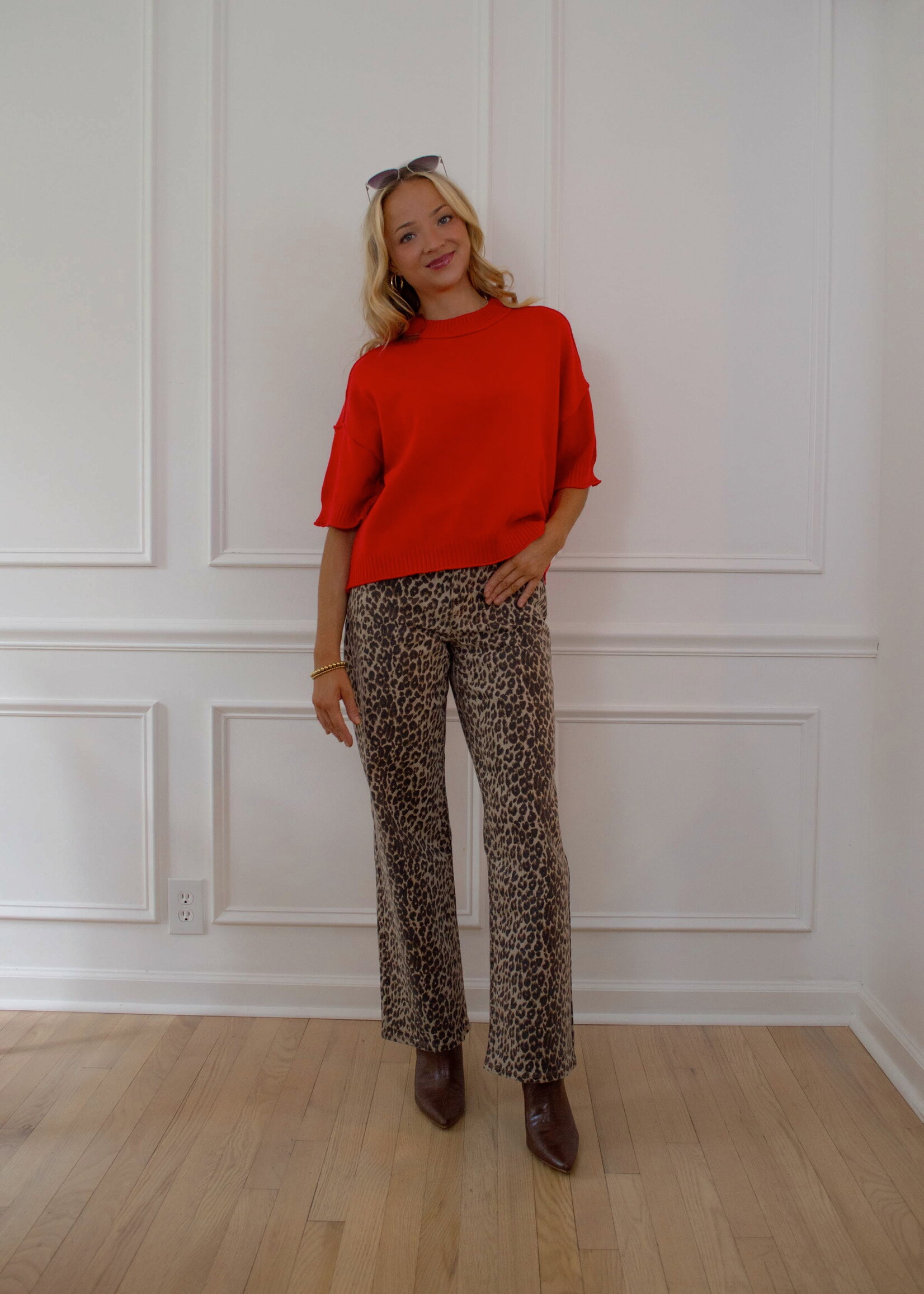 Claribel Drop Shoulder Sweater