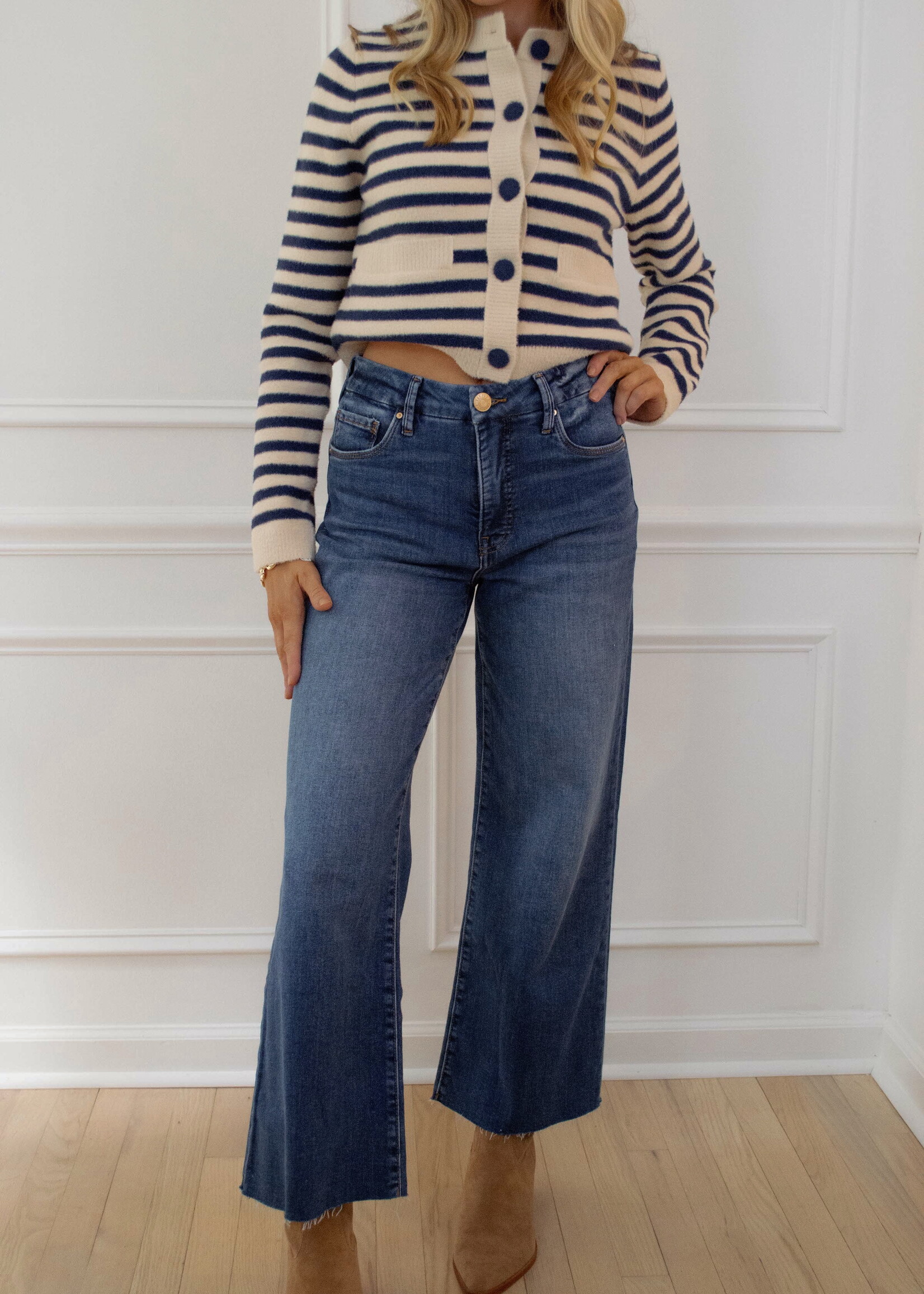 Meg High Rise Fab Ab Wide Leg
