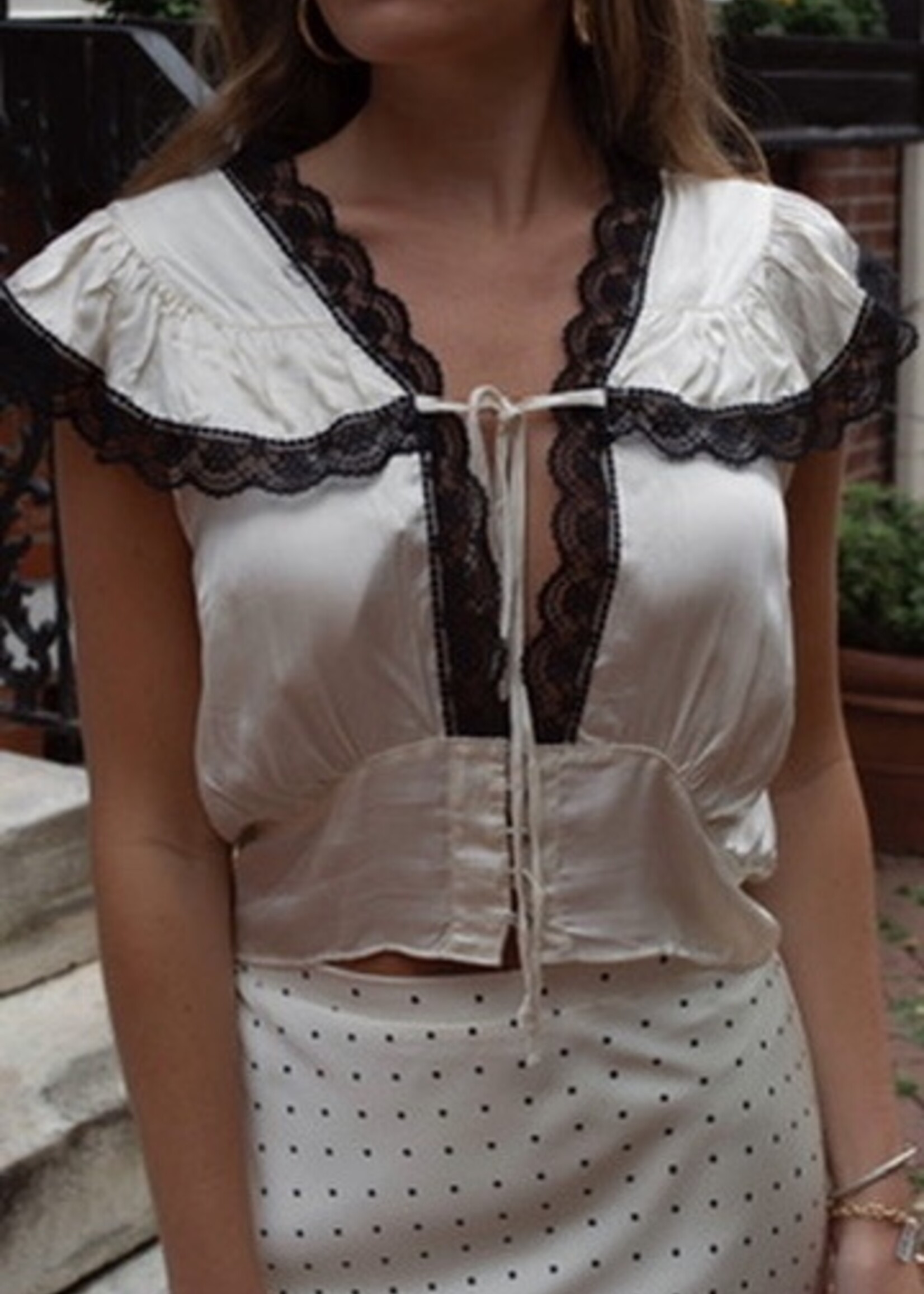 Catalina Short Sleeve Lace Top