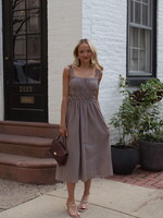 Utah Gingham Maxi Dress