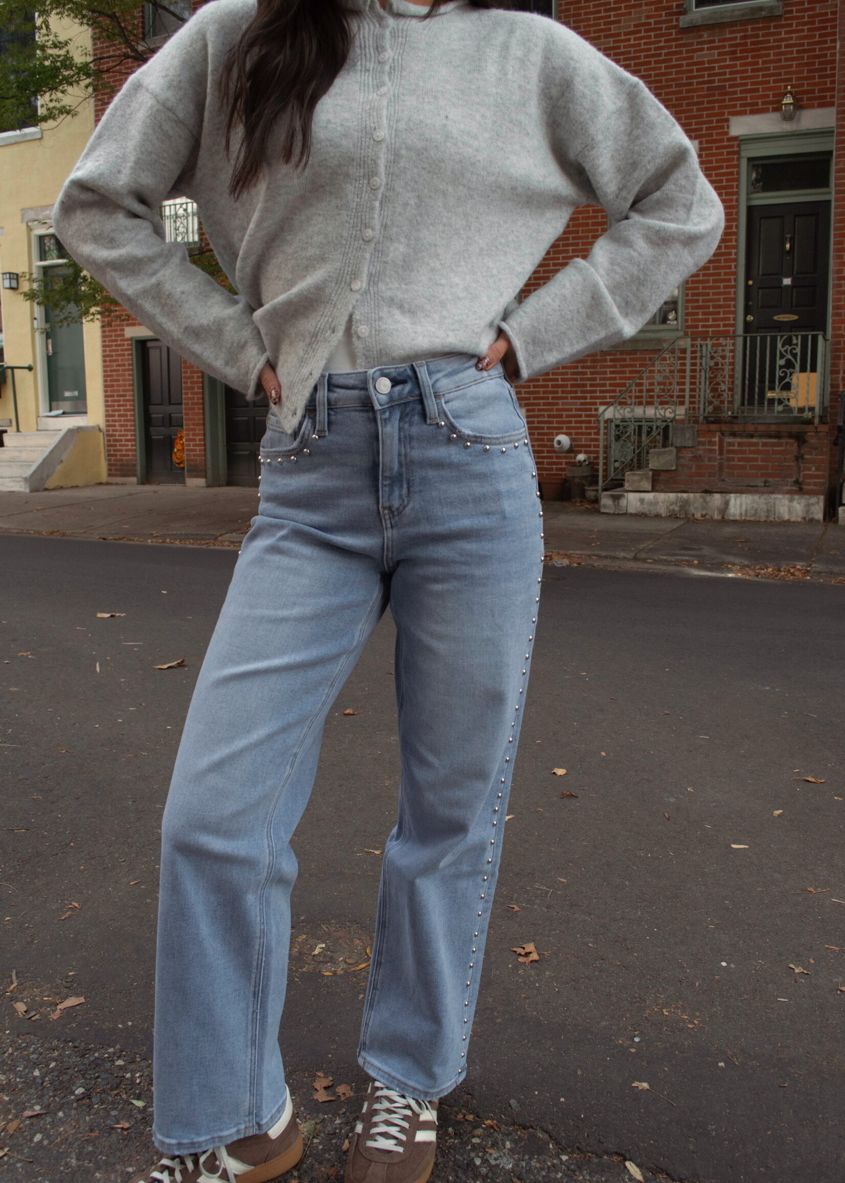 Gracen High Rise Ankle Slim Jeans
