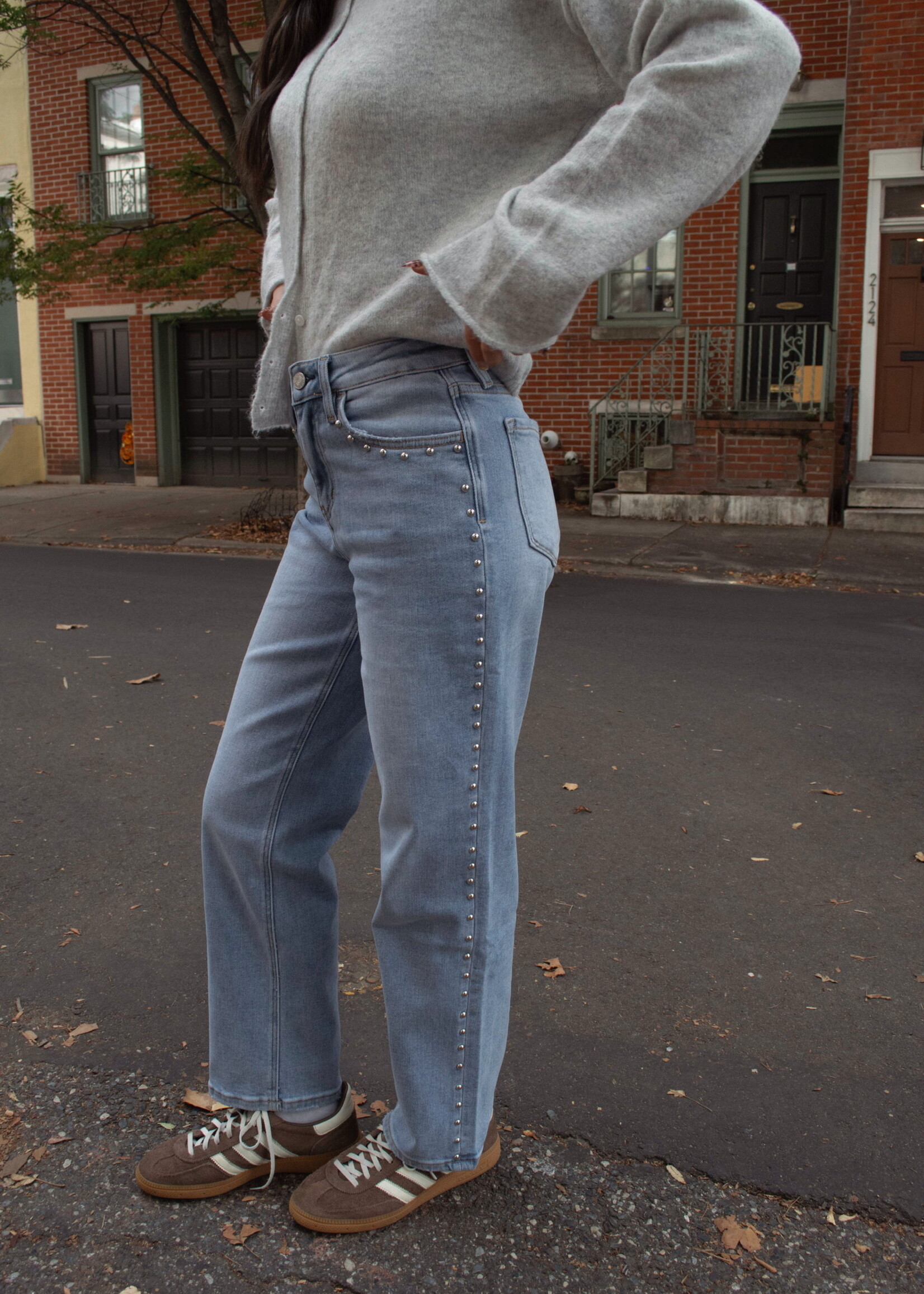 Gracen High Rise Ankle Slim Jeans
