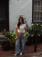 Mavis Cropped Sweater Top