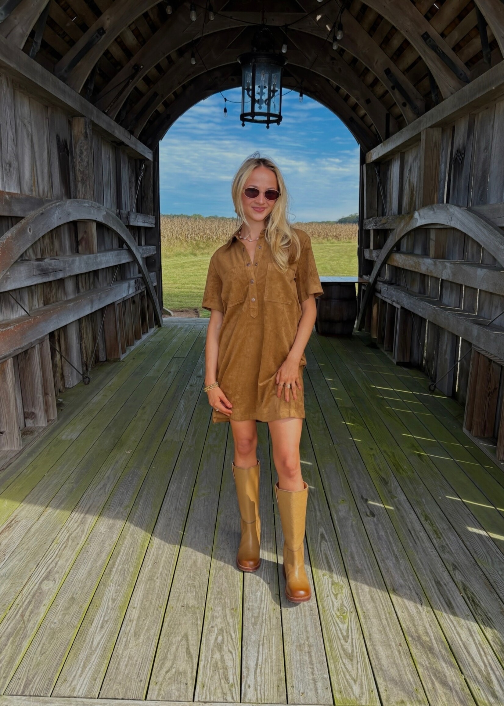 Z Supply Sydney Suede Mini Dress
