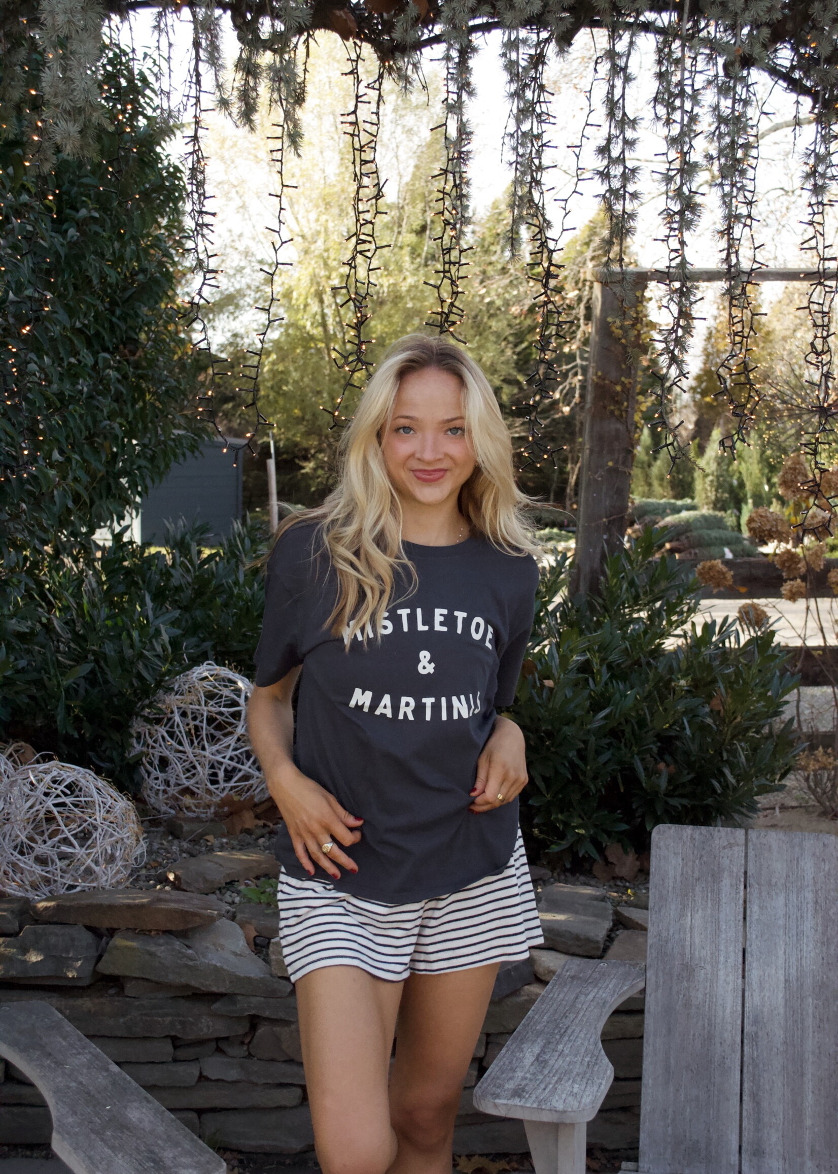 Z Supply Mistletoe Boyfriend Tee