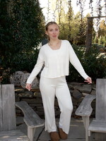 Z Supply Dawn Smocked Rib Pant