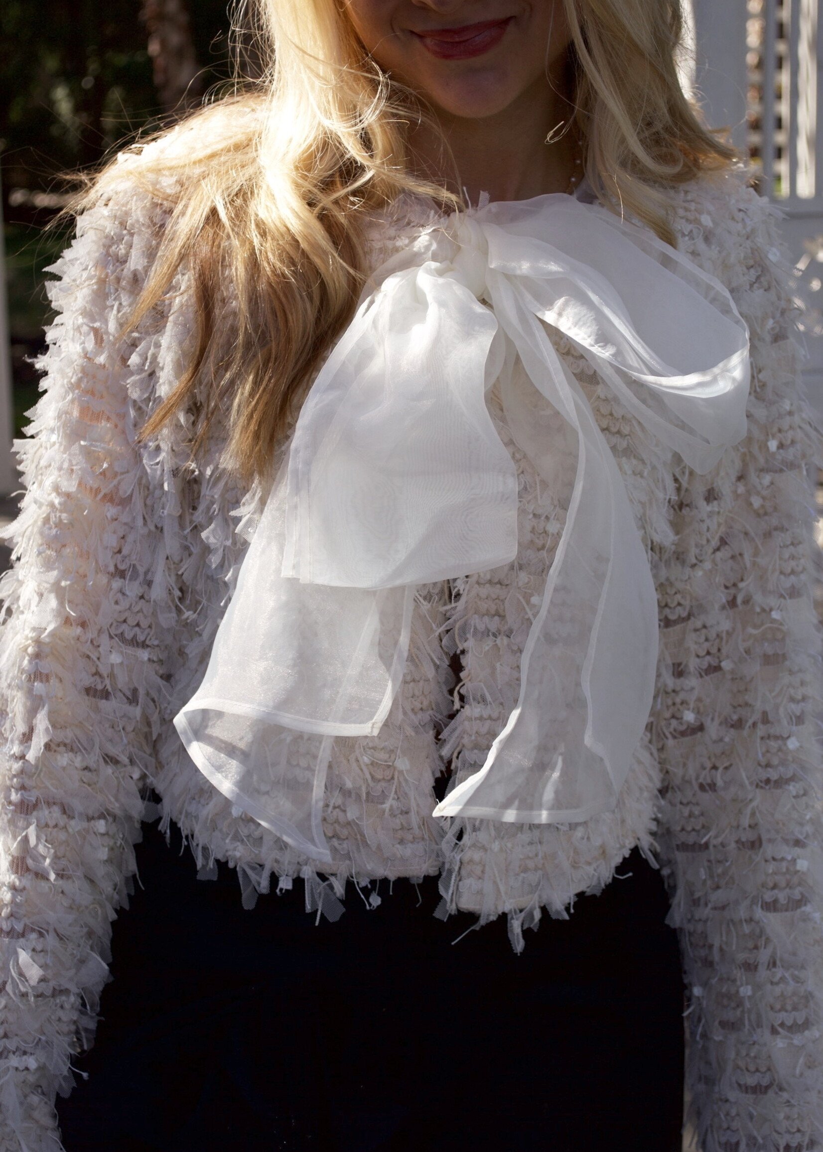 Dixie Tie Frayed Cardigan