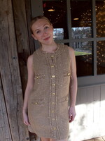 Flicka Tweed Sleeveless Dress