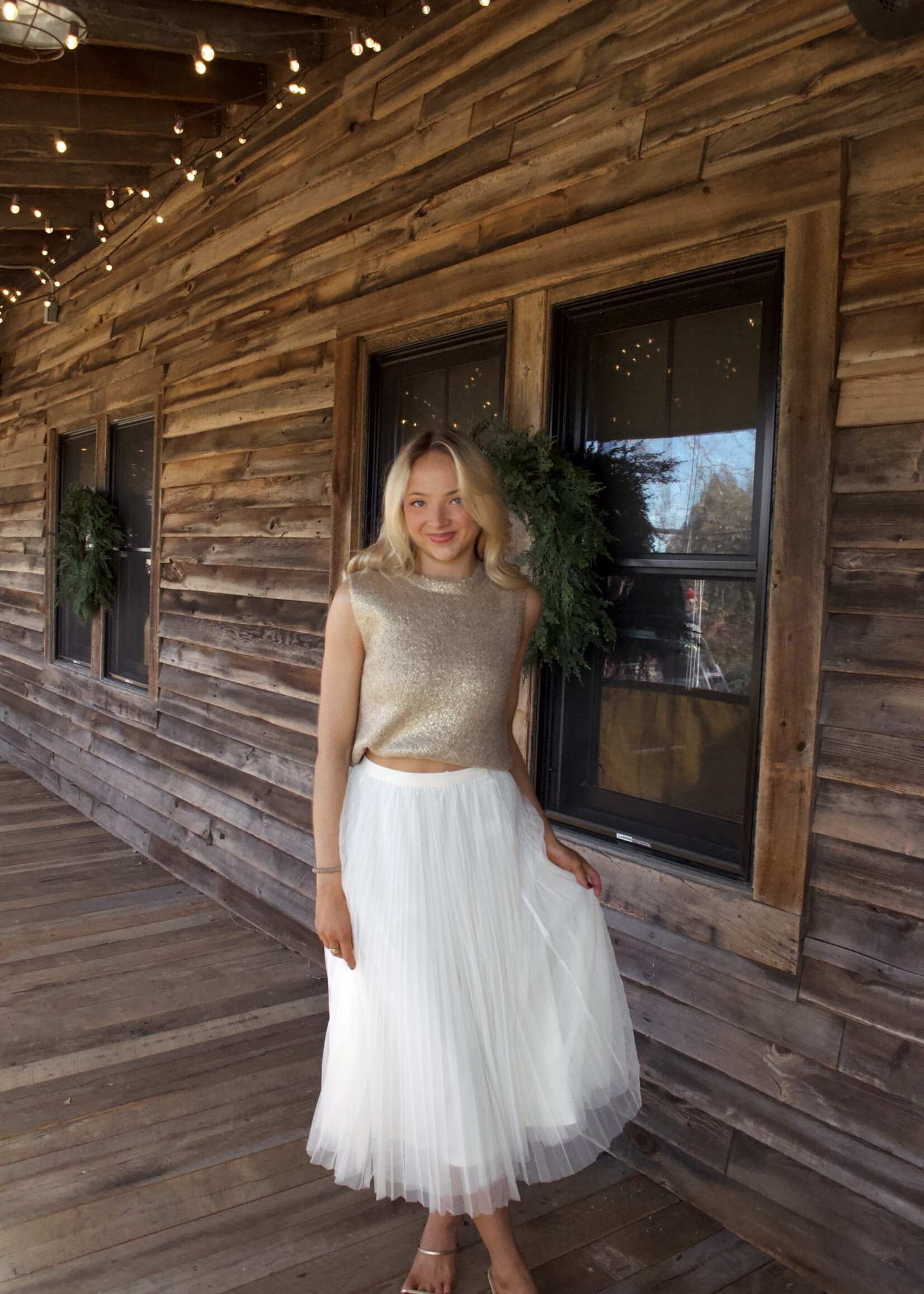 Genni Sleeveless Knit Sweater