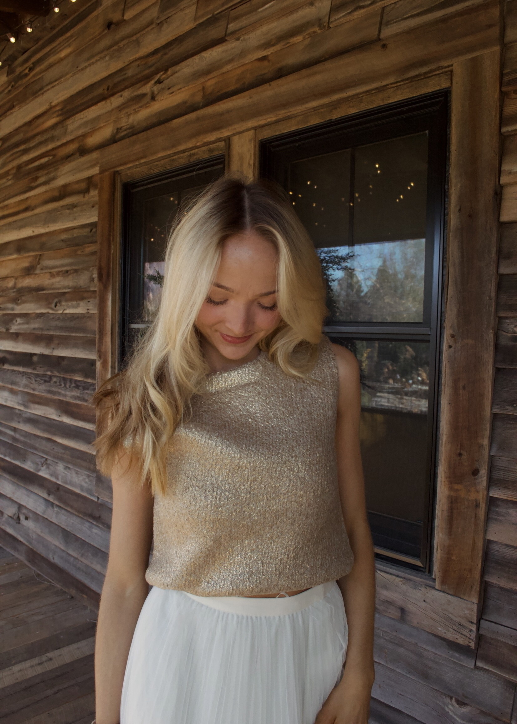 Genni Sleeveless Knit Sweater