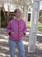 Buffy Buttoned Quilted Puffer Jacket