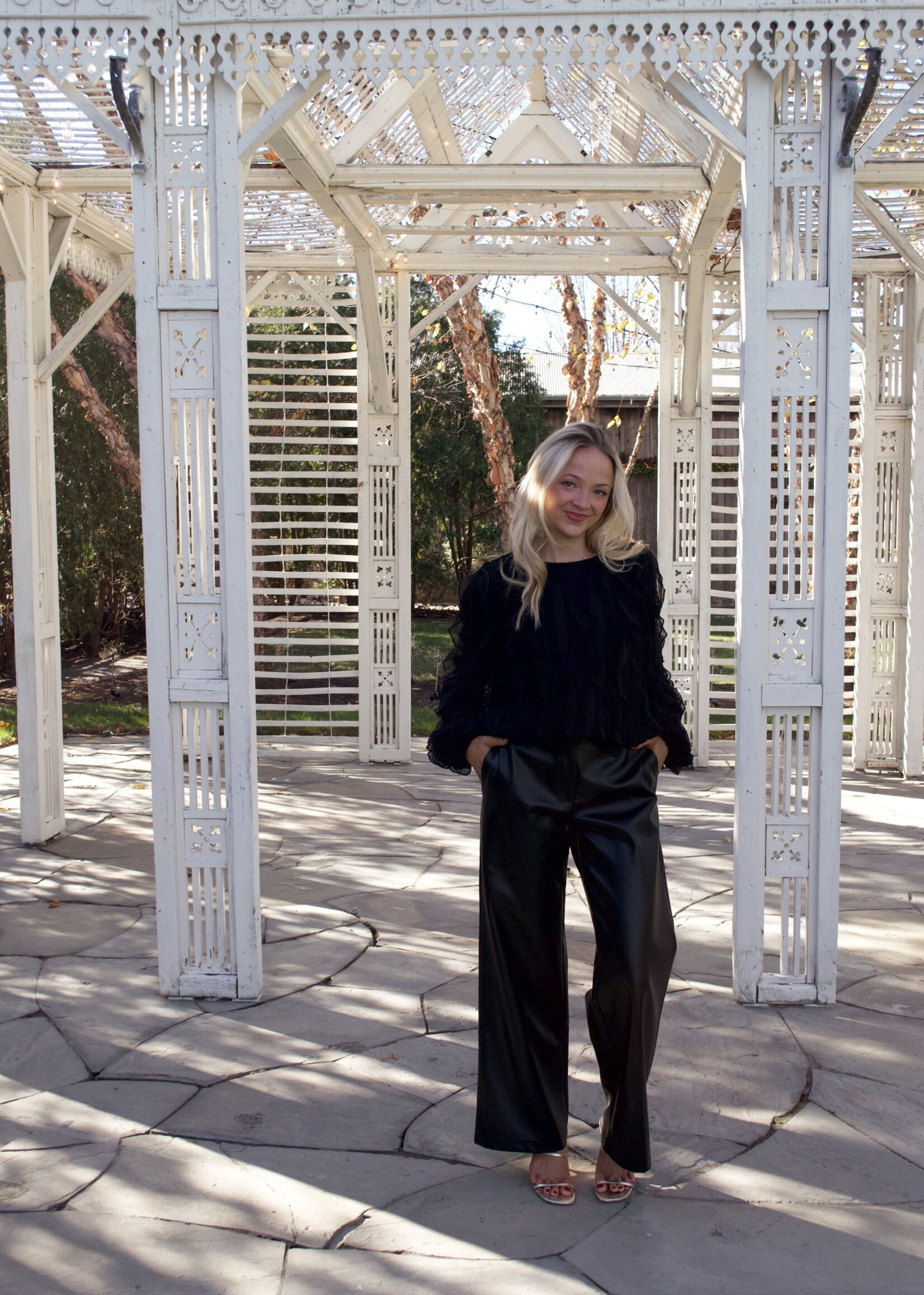 Hayes Faux Leather Pants