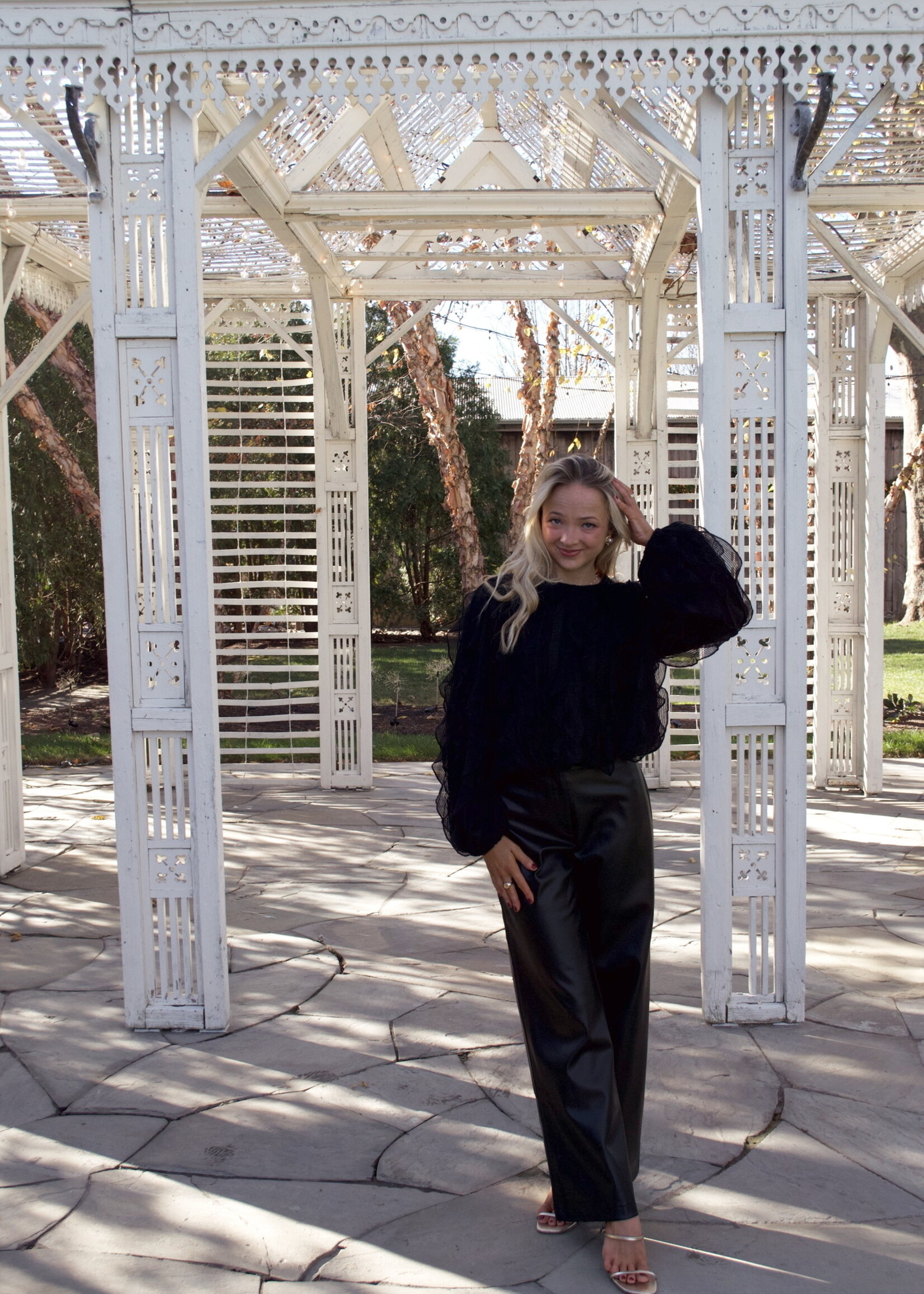 Hayes Faux Leather Pants