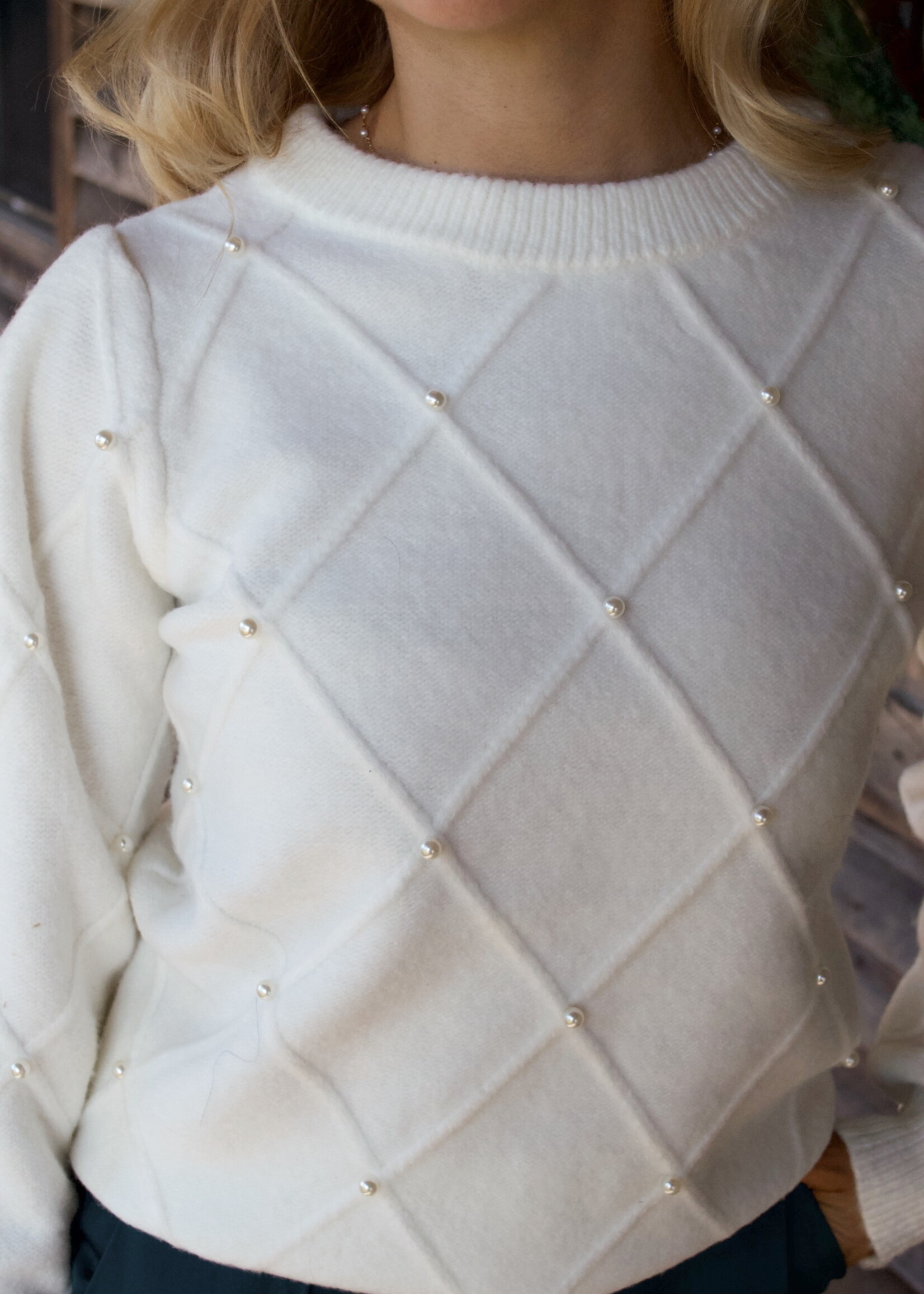 Kate Pearl Detail Sweater
