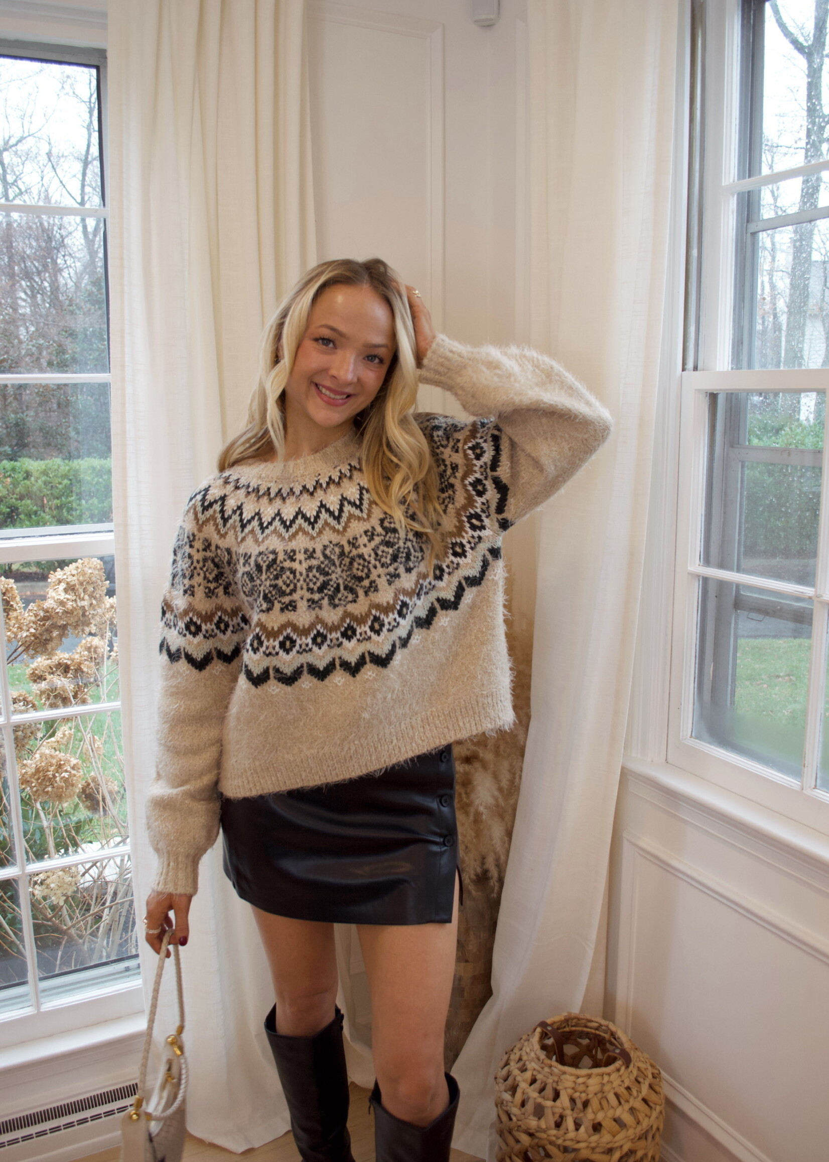 Z Supply Kenaby Fair Isle Sweater