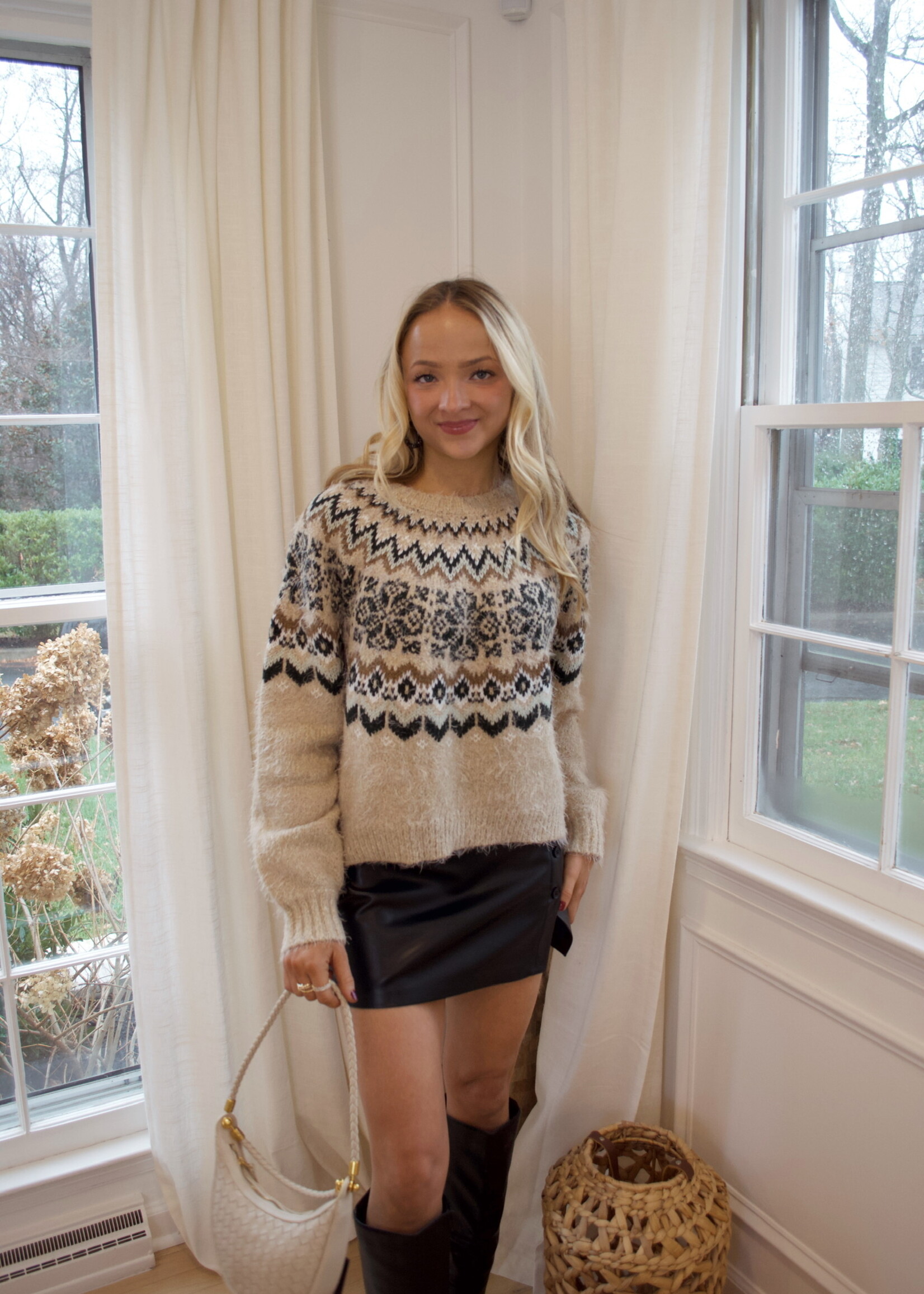 Z Supply Kenaby Fair Isle Sweater