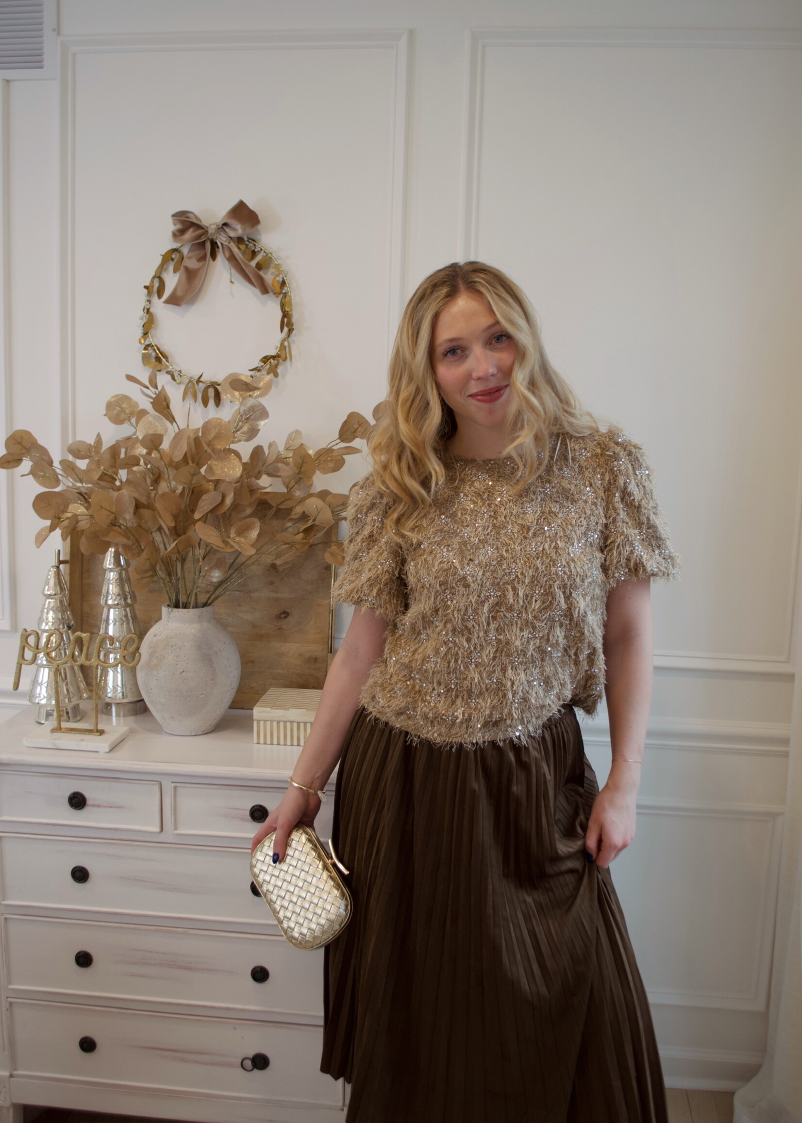 Ailani Fuzzy Puff Short Sleeve Top