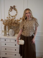 Ivy Pleated Midi Skirt