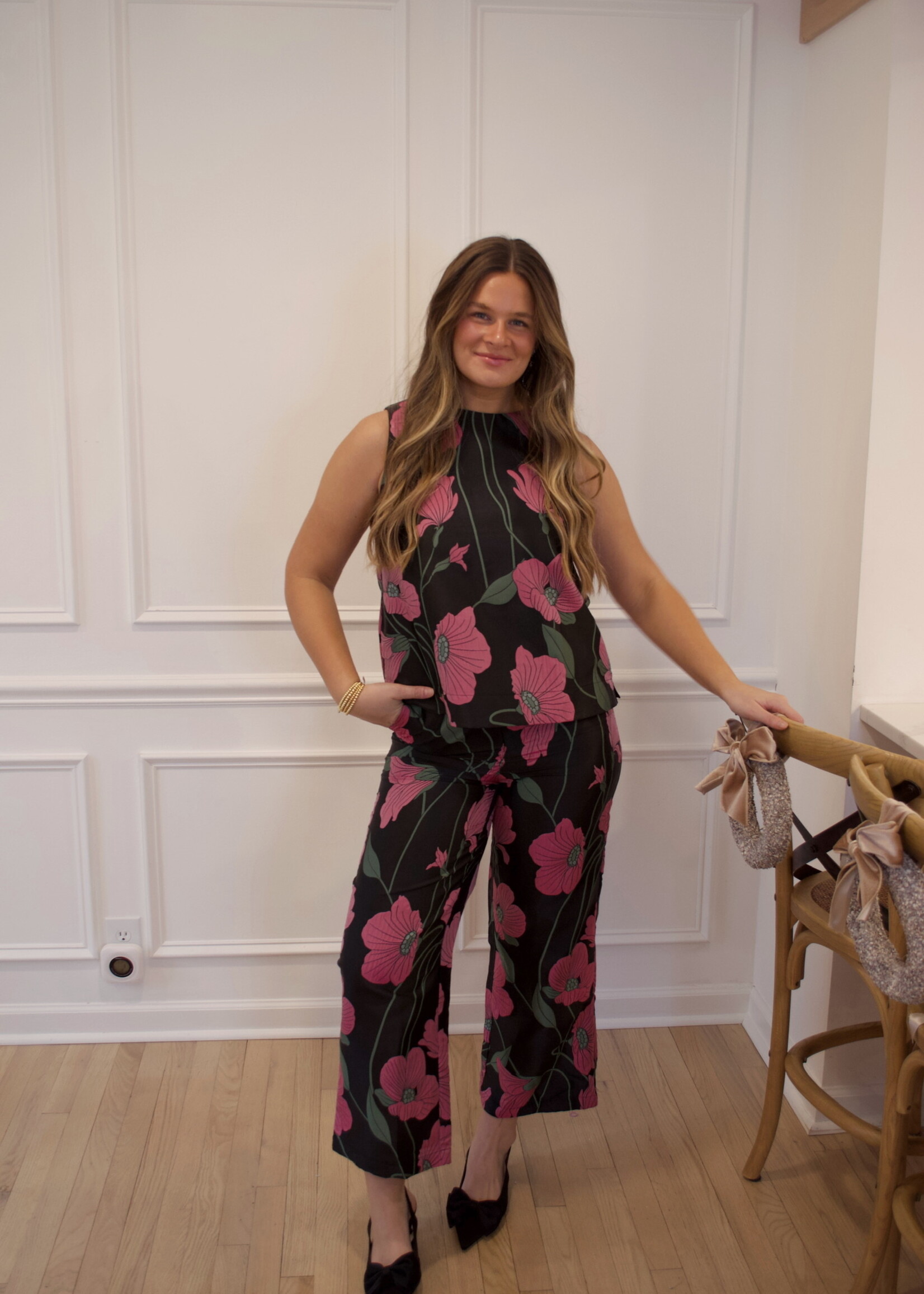 Kalina Floral Sleeveless Top