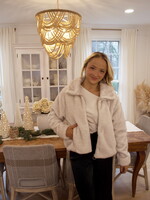 Z Supply Amethyst Faux Fur Jacket