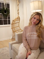 Z Supply Champagne LS Top