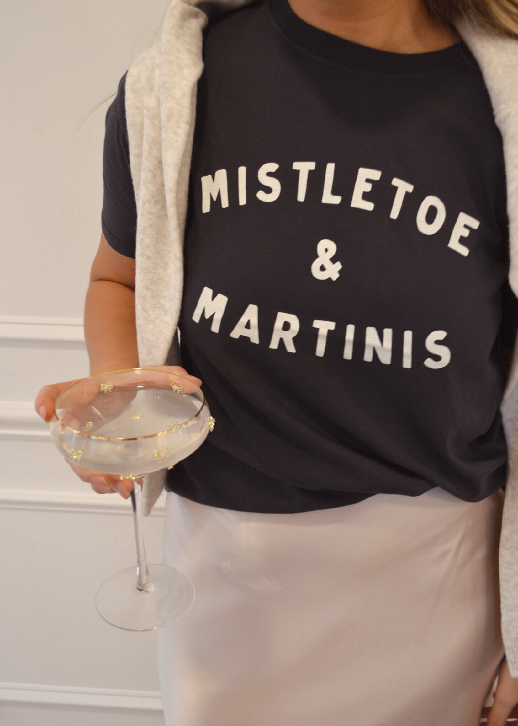 Z Supply Mistletoe Boyfriend Tee