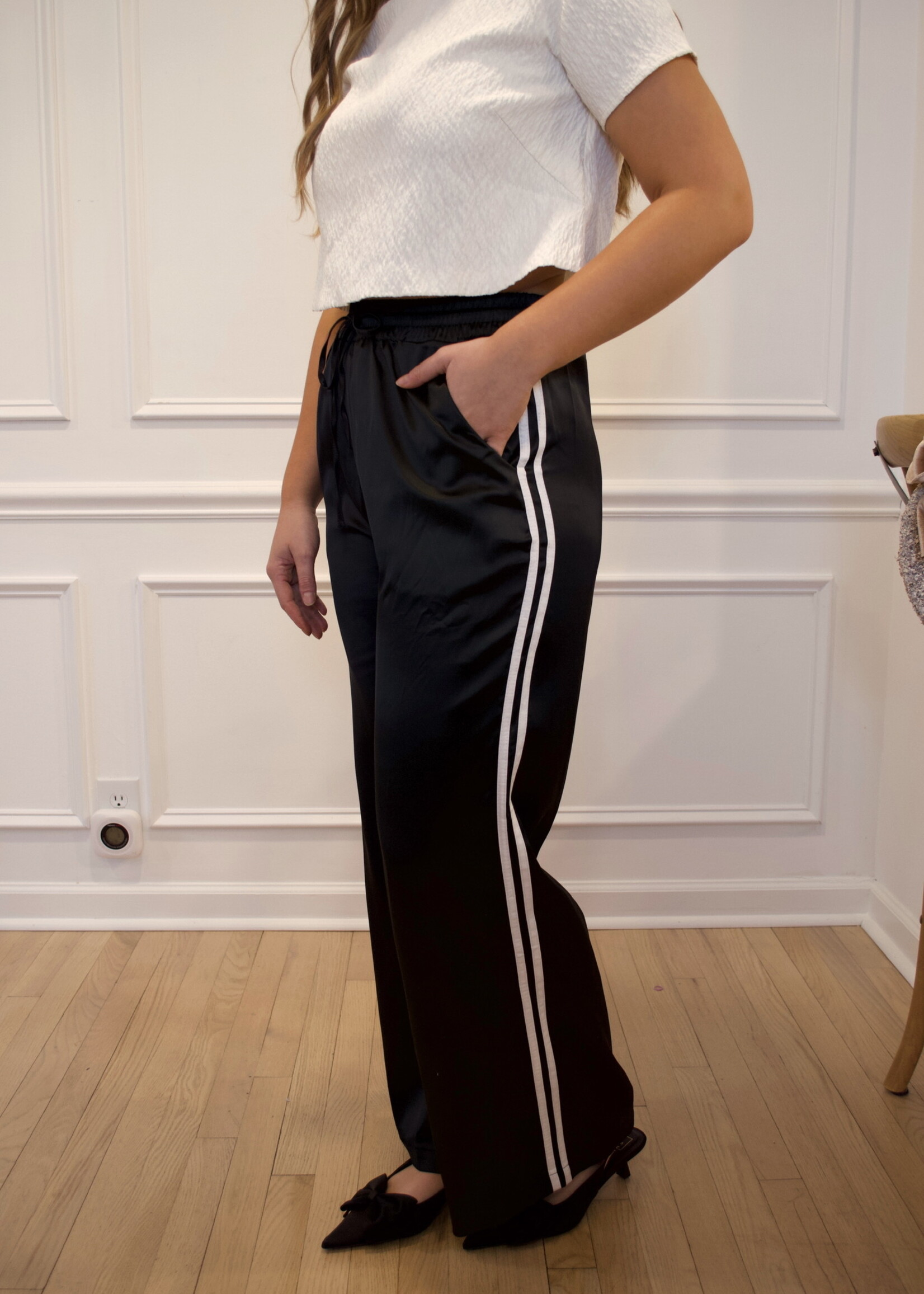 Diem Satin Track Pants