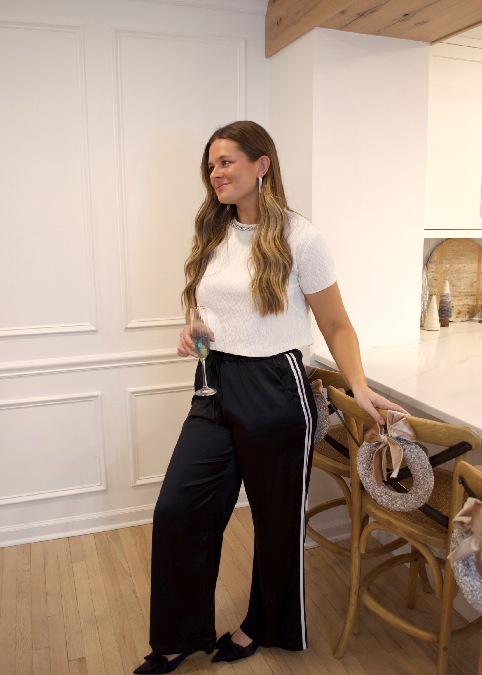 Diem Satin Track Pants