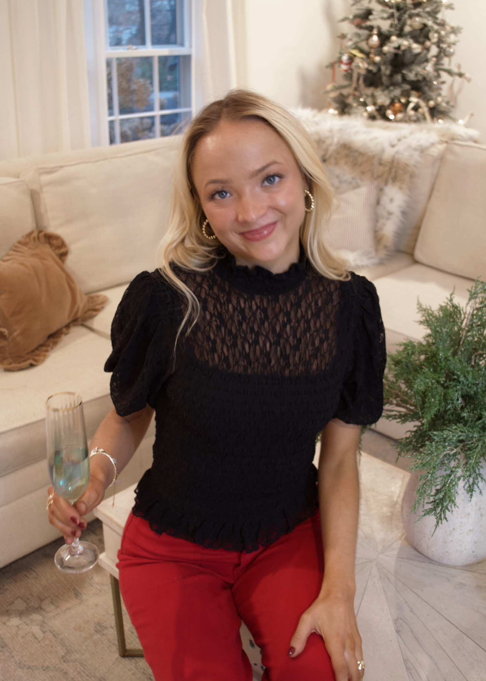 Z Supply Glimpse Lace Top