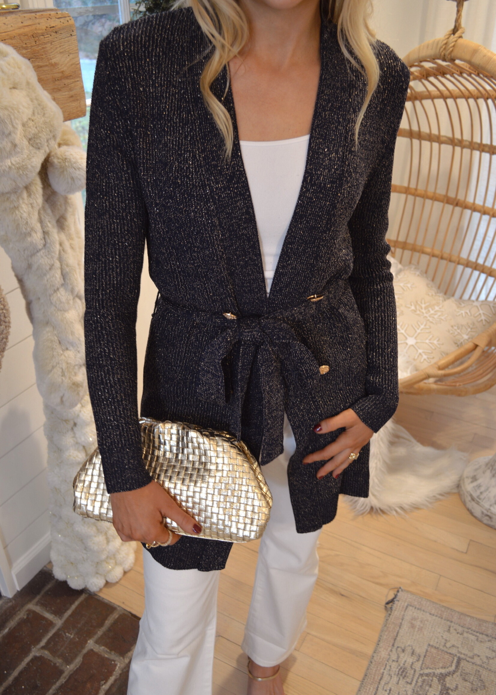 Alessi Tie Front Cardigan