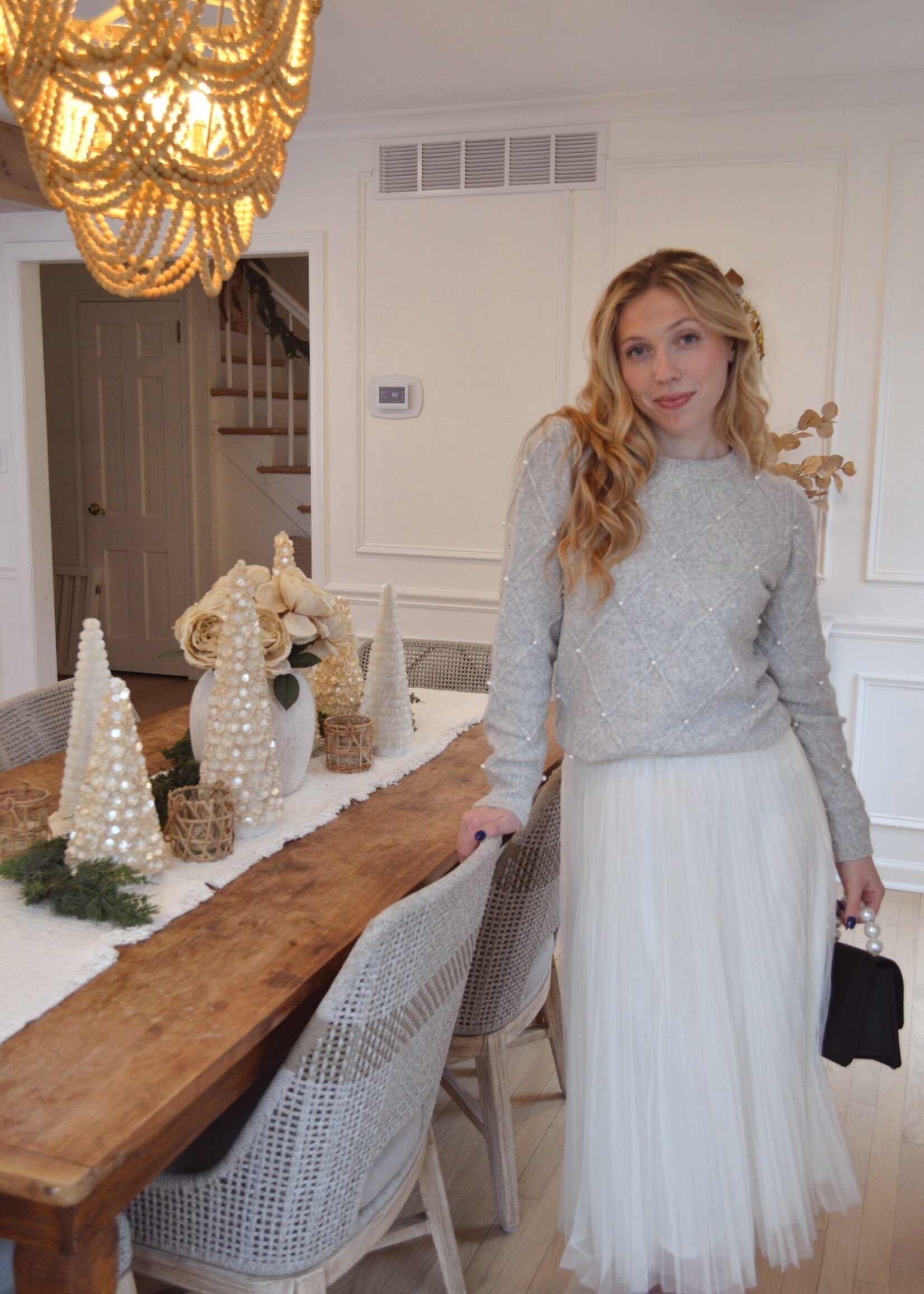 Audra Pearl Detail Sweater