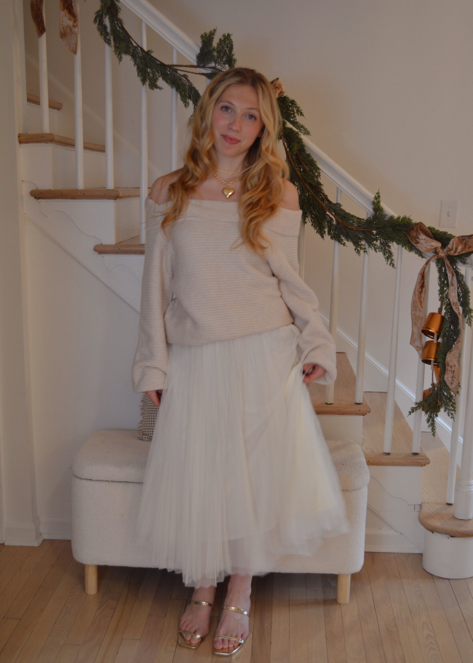 Delaney Off The Shoulder Sweater