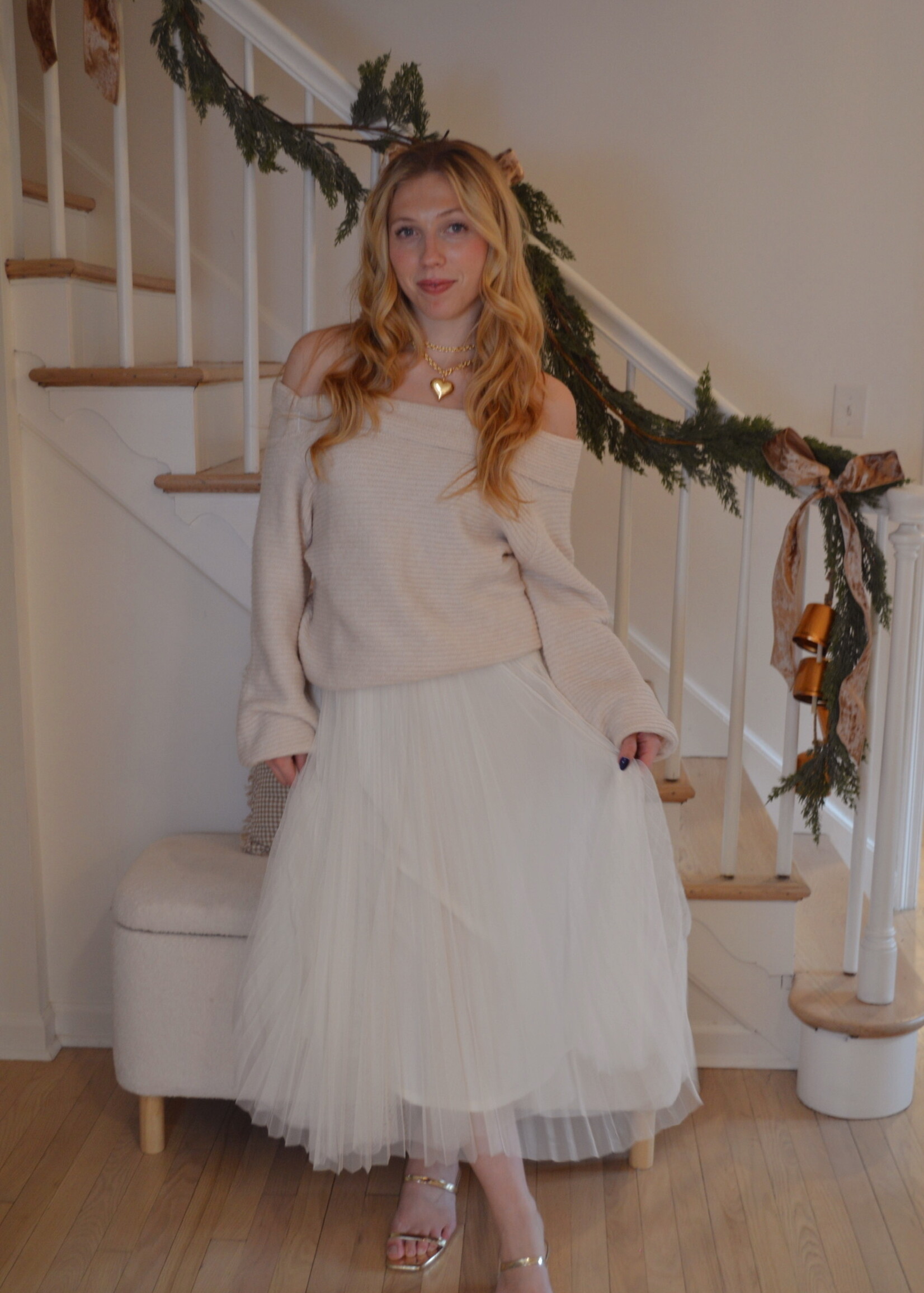 Delaney Off The Shoulder Sweater