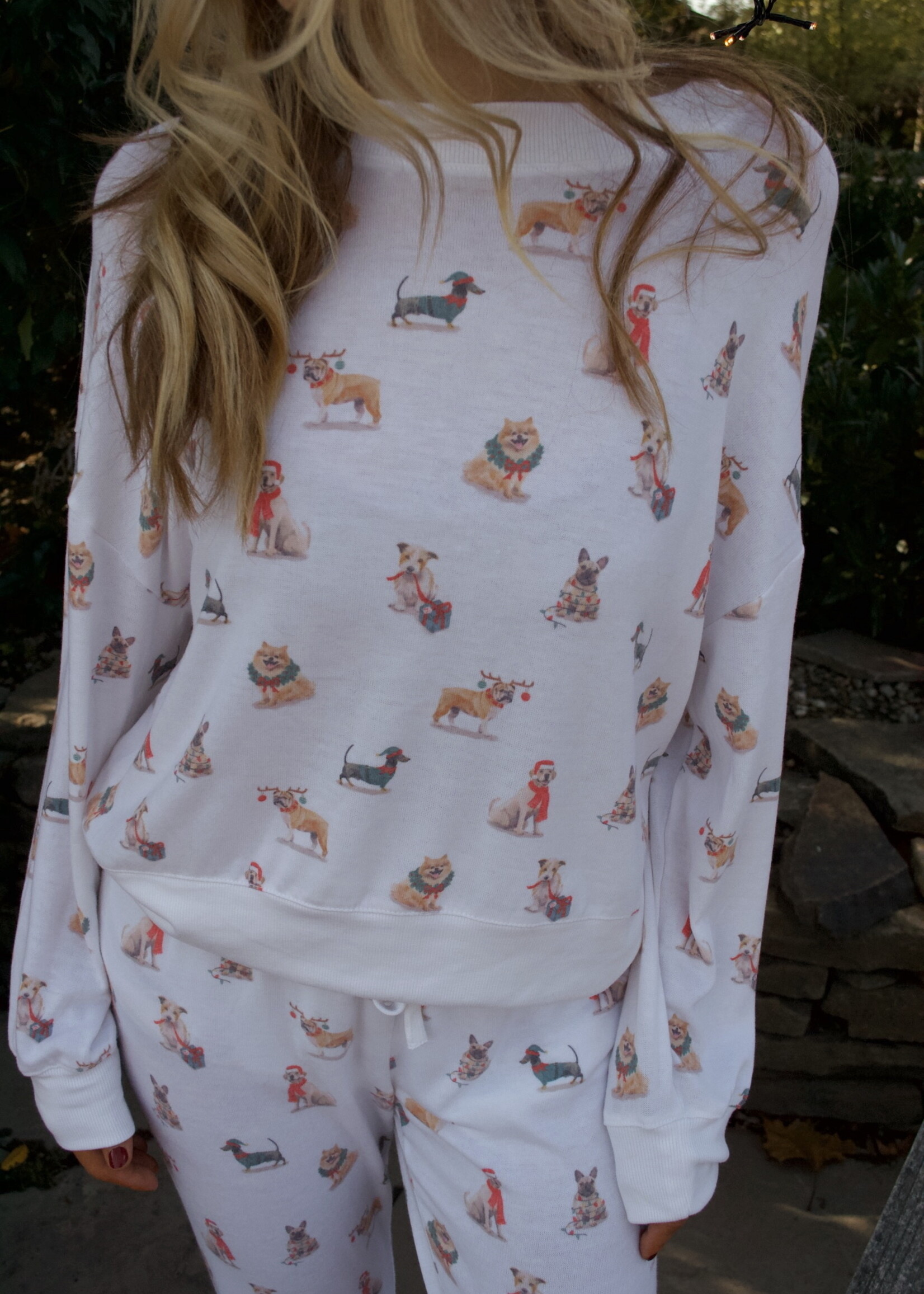 Z Supply Cozy Up Pup Long Sleeve Top