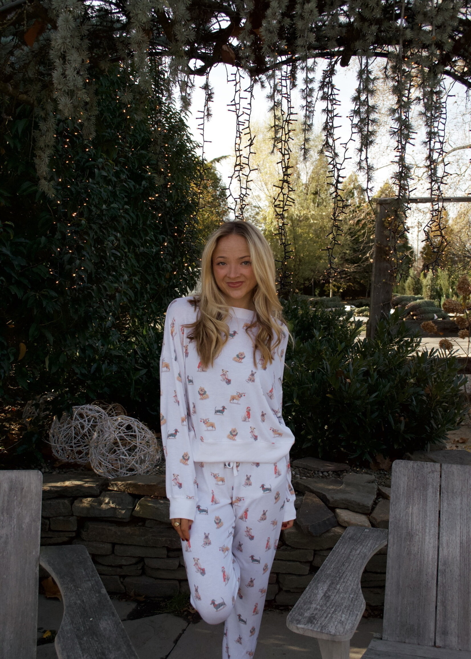 Z Supply Cozy Up Pup Long Sleeve Top