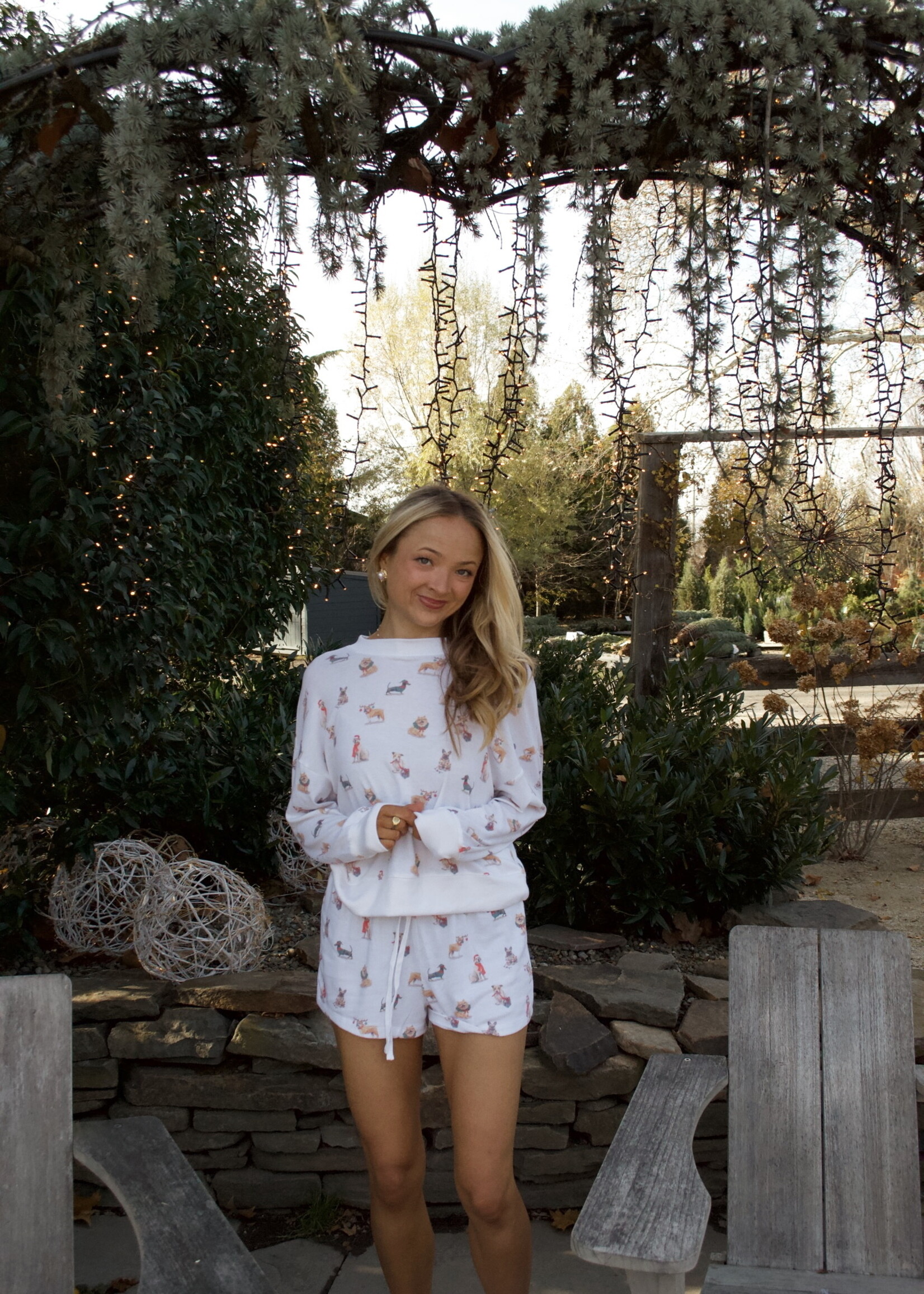 Z Supply Cozy Up Pup Long Sleeve Top