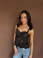 Chrissy Lace Bustier Top
