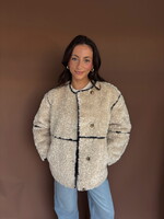 Davenay Button Up Fur Jacket