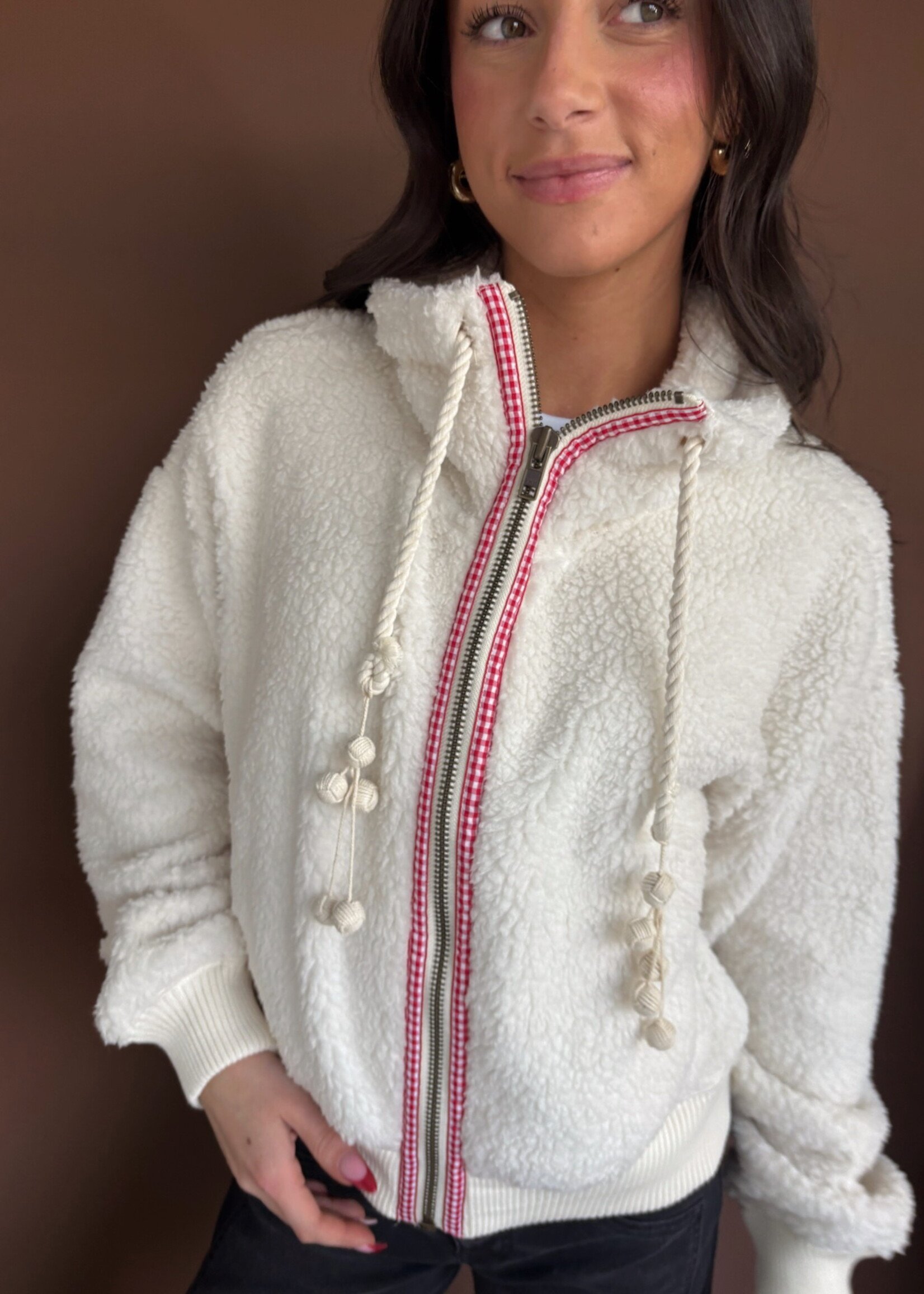 Free People Alpine Sherpa Cardi