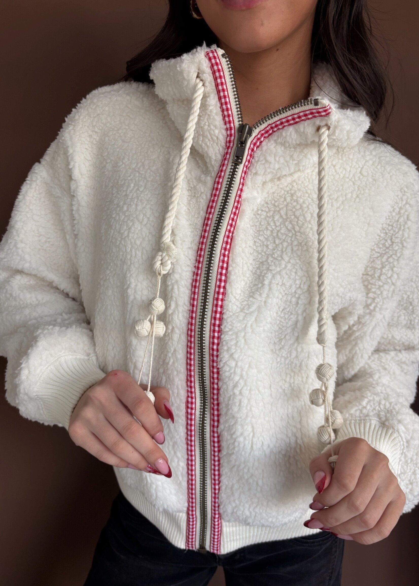 Free People Alpine Sherpa Cardi