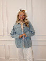 Free People Lemon Denim Jacket