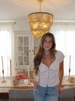 Free People Summer Printed Blouse