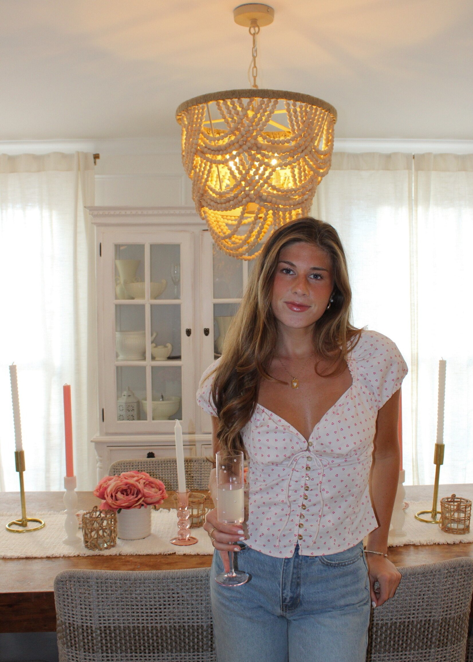 Free People Summer Printed Blouse