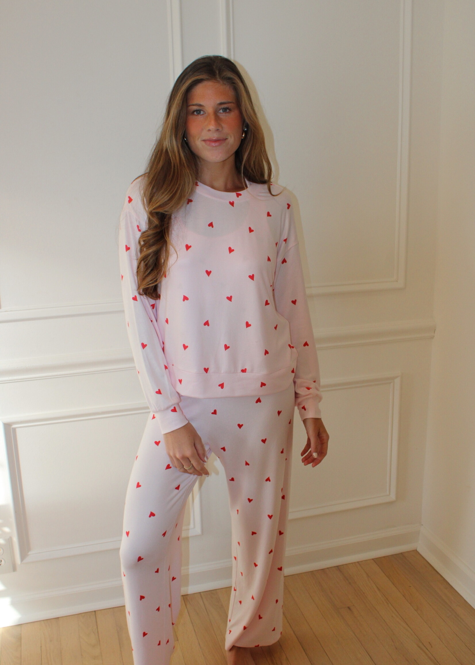 Z Supply Mira Heart LS Top