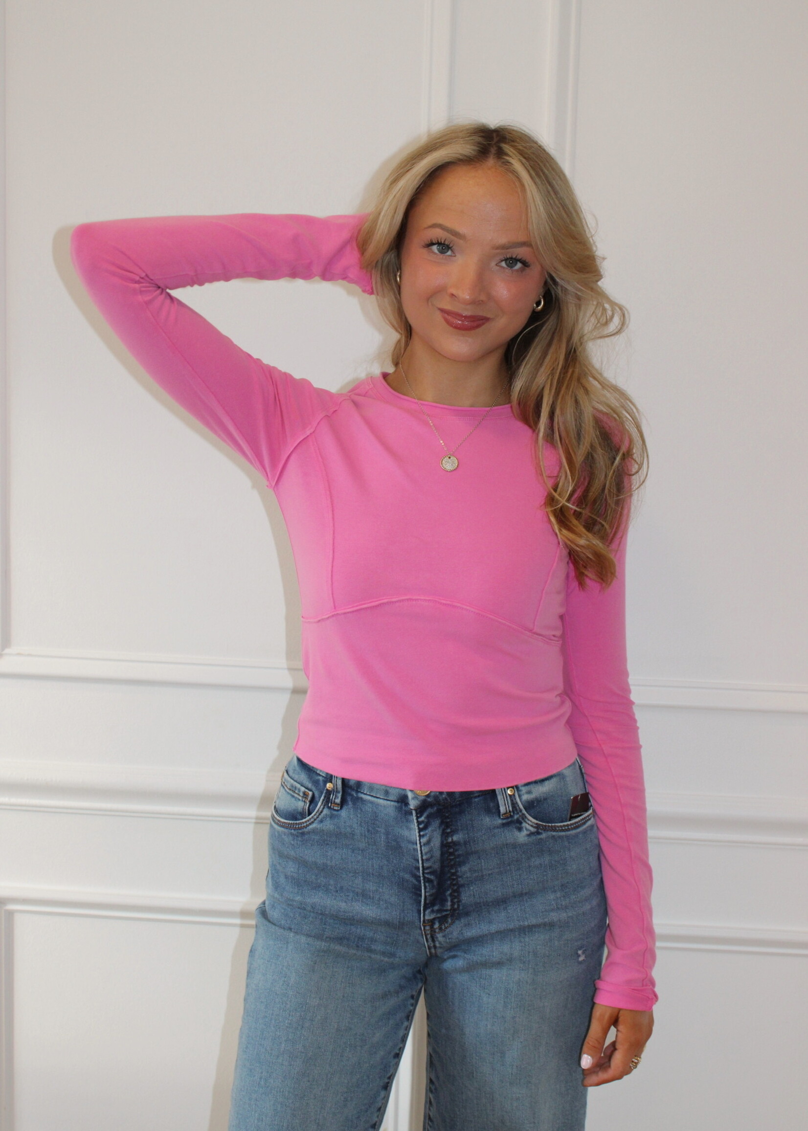 Free People Protagonist Long Sleeve Tee