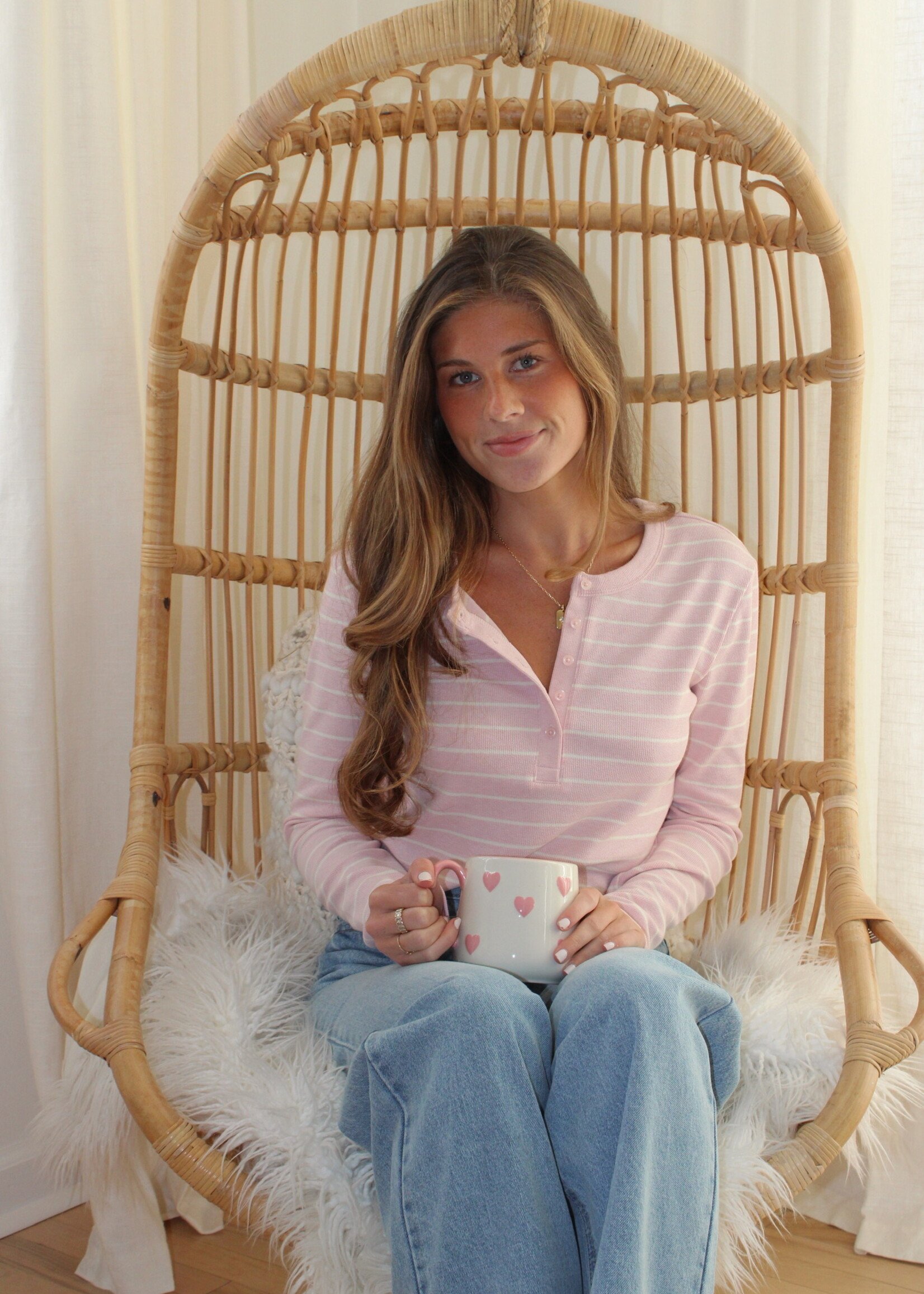 Z Supply Ferris Henley Striped Top