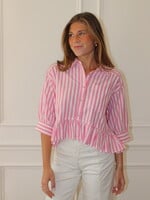 Moritz Ruffle Button Down Top