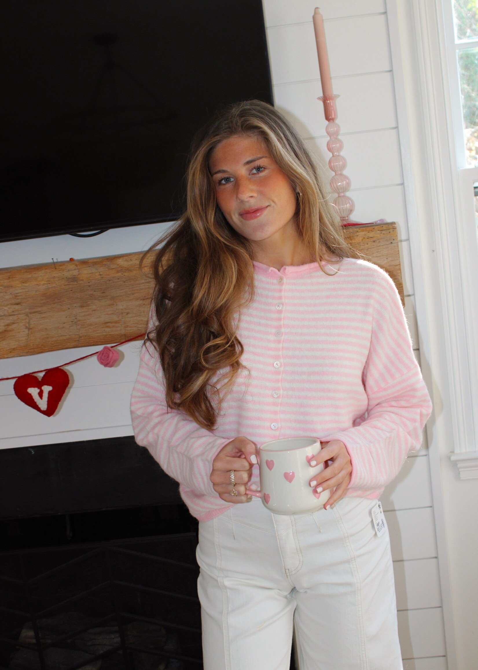 Aida Striped Cardigan